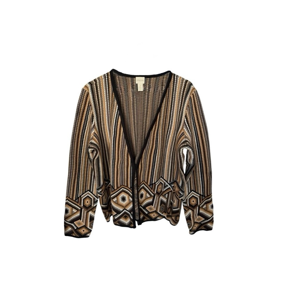 Chico's Geometric Knit Sweater